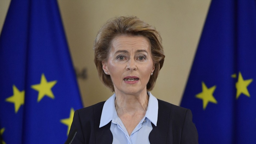 EU-kommissionens ordförande, Ursula von der Leyen.