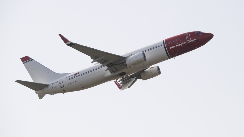 Enligt flygbolaget Norwegian har planen till Spanien varit mer eller mindre fulla under höstlovet. Arkivbild.