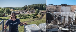 Deras gård brann ner: "Hade inte en chans att släcka"