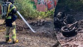 Moped brann upp helt – hittades i skogsparti