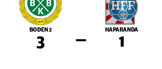 Klar seger för Boden 2 mot Haparanda på Boden Arena