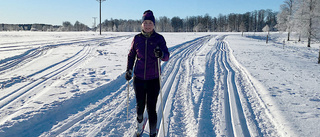 Nyhet på gården – skidor på potatisåkrarna: "Väldigt roligt"