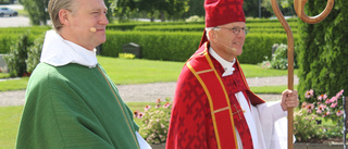 Biskopen hälsade Pär välkommen