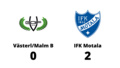 Västerl/Malm B föll mot IFK Motala med 0-2