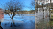 Höga vattennivåer: Sjön stiger på Tors tomt –"det fortsätter öka"