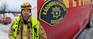 Garagebrand i Skellefteå – mamman gick förbi och släckte