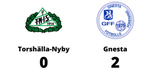 Torshälla-Nyby föll med 0-2 mot Gnesta