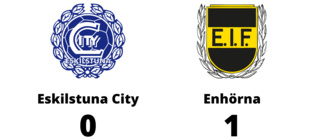 Eskilstuna City föll med 0-1 mot Enhörna