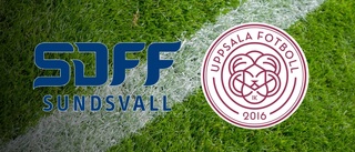 LIVE-TV: Sundsvalls DFF-Uppsala fotboll