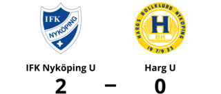 IFK Nyköping U vann mot Harg U efter stark andra halvlek