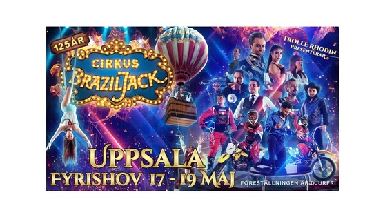 Cirkus Brazil Jack kommer till Uppsala!