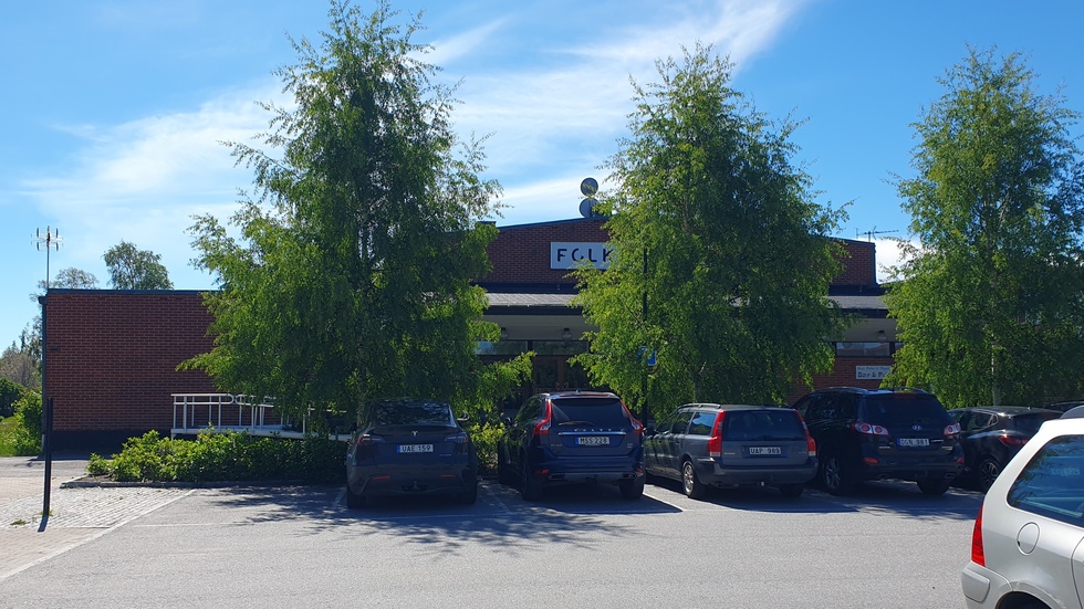 Utsikt söderut från Bureå torg