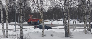 En person till sjukhus efter krock i Skellefteå