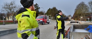 Problem för mataffären - bygget står helt still