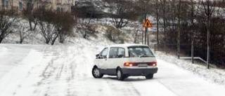 Snön tog Gotland med storm
