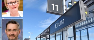 Kravet på LKAB: Tågstation i Kiruna centrum