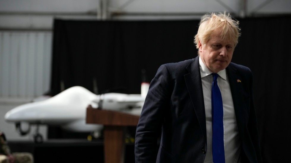 Storbritanniens premiärminister Boris Johnson får inte komma till Ryssland. Arkivbild.