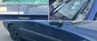 Bil vandaliserad i Årby efter tjafs – flera rutor krossade och två däck punkterade