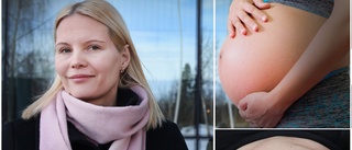 Politikern fick skada vid graviditeten – pekar på okunnighet: "Läkare har känt på magen och inte sett något fel"