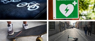 Hetaste förslagen i Linköping just nu: Cykelväg, hjärtstartare, skatepark och böter