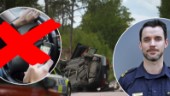 Dyr läxa för förare som filmade måndagens trafikolycka – polisen på plats: "Olämpligt"
