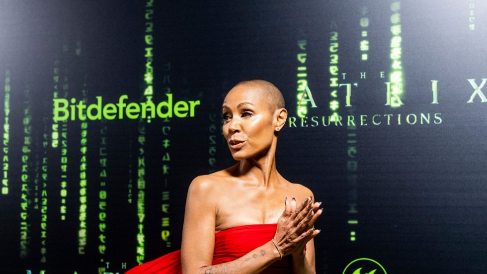 Jada Pinkett Smith kommenterar Oscarsgalans händelse i sin talkhow "Red table talks". Arkivbild.