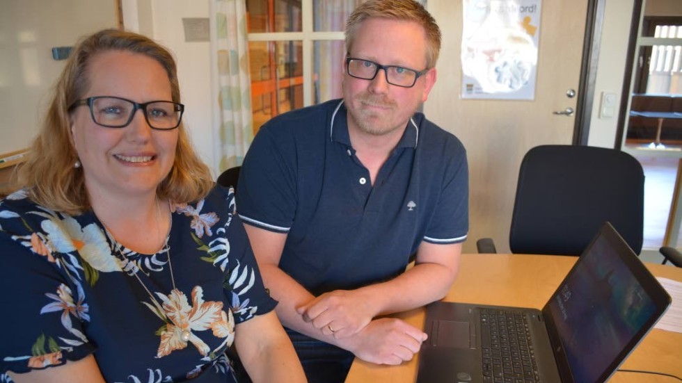 Therese Jigsved och Stefan Malmborg är två av de som jobbat med att stärka kommunens säkerhet för personuppgifter på grund av GDPR.
