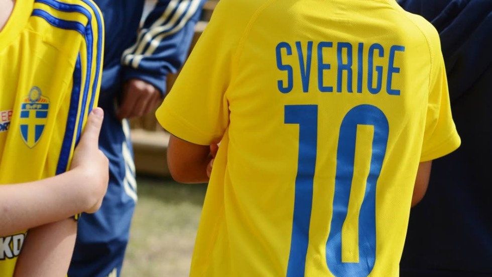 Alla deltagare fick varsin Sverige-tröja. Foto: Dennis Petersson