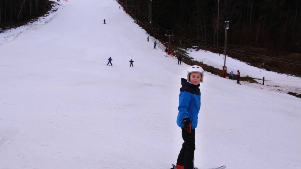 Premiär. Felix Lönning åkte skidor för första gången när Tolvmannabacken hade premiär.