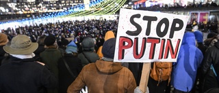 Stor demonstration i Stockholm mot Putins krig
