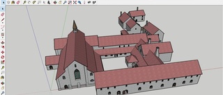 Alvastra kloster virtuellt återskapat av Motalabo