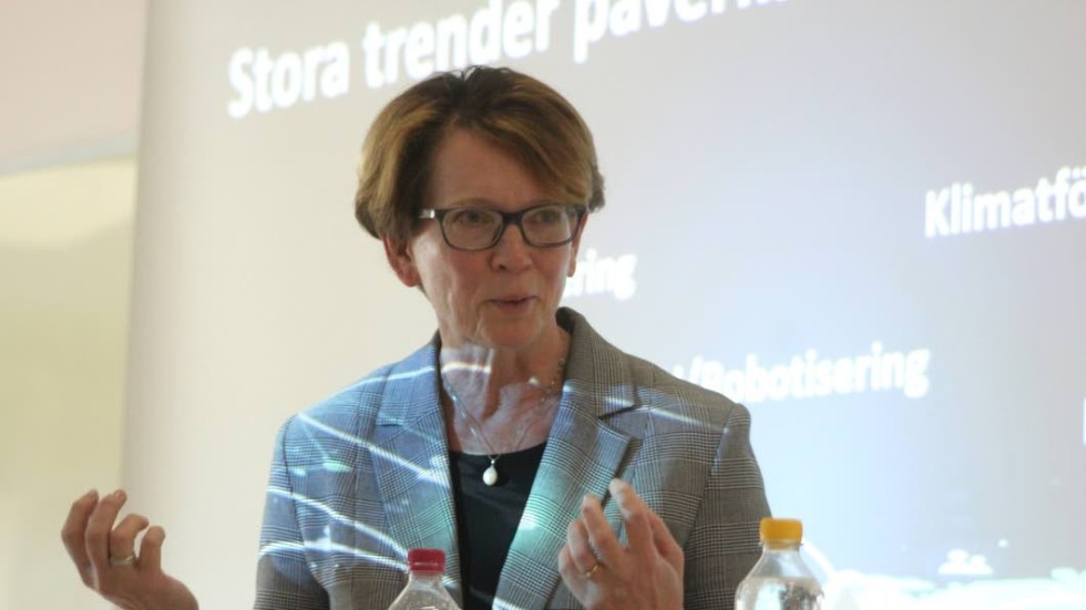 Kerstin af Jochnick fick prata , jämställdhet och uppsatta klimatmål inom Riksbanken, men också Brexit och penningtvätt.