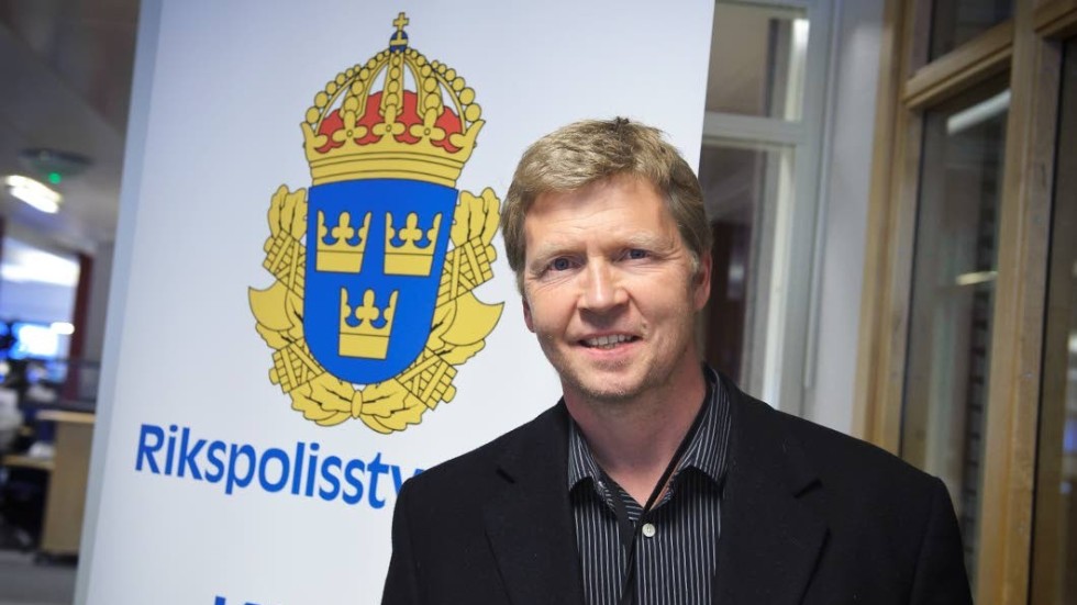 Anders Drugge på polisens ATK-sektion i Kiruna.