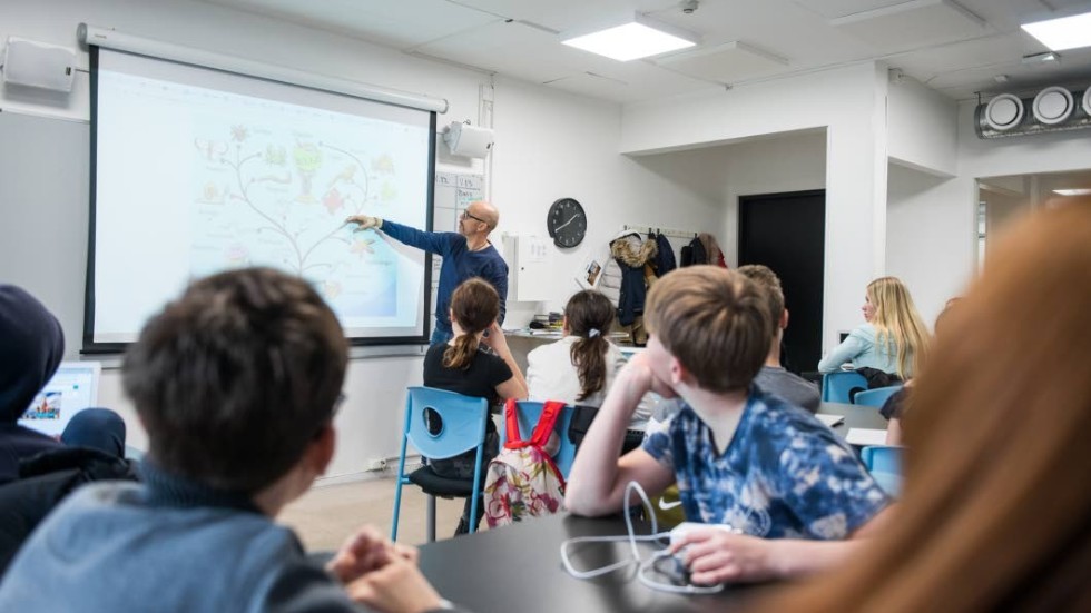 I Vimmerby kan tio tjänster försvinna inom skolan, något som enligt skribenten skulle vara förödande för både elever och lärare.