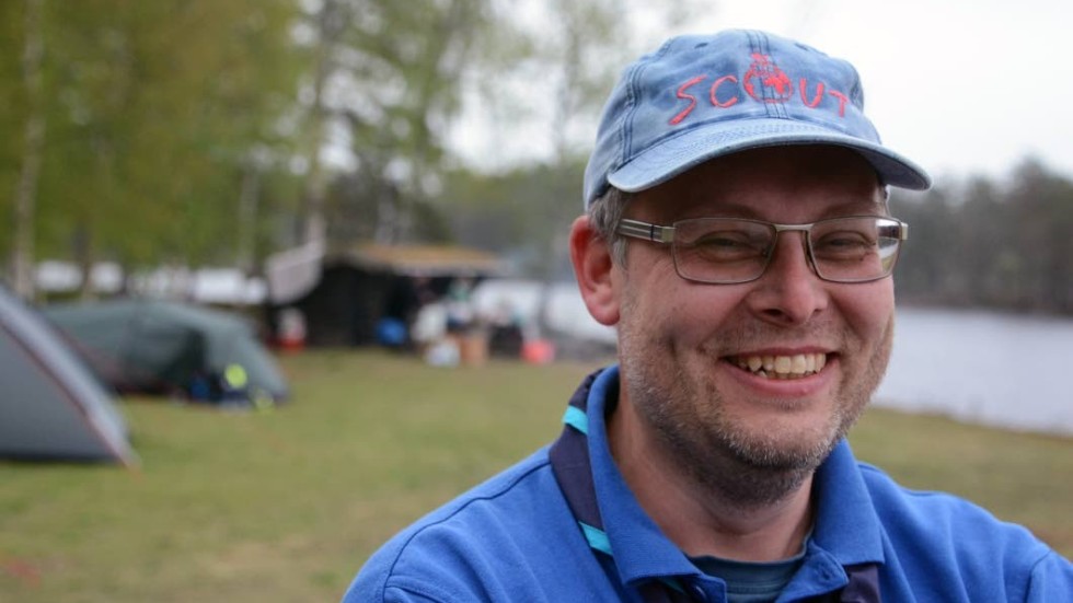 Mattias Henriksson, ledare inom Hultsfreds Scoutkår, kunde summera en lyckad hajk.