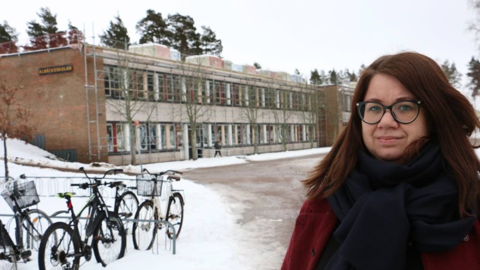 Rektor Anna Källåker berättar att eleverna på skolan kommer att få information om det inträffade och tillfälle att prata av sig.