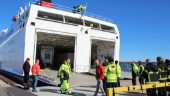 Nya färjan lade till i Västerviks hamn