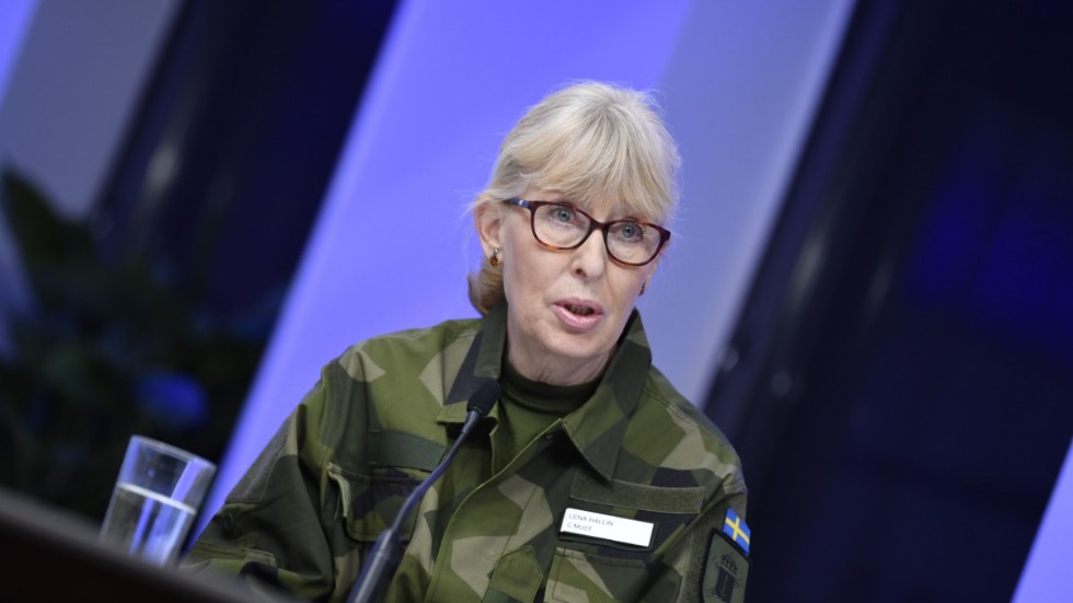 Lena Hallin, chef för Militära underrättelse- och säkerhetstjänsten (Must). Arkivbild.