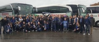 Direkt från supporterbussen - UNT tar rygg på Västra sidan