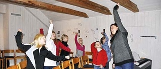 Traditionell luciaträning i Hållnäs