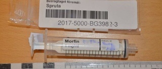 Sköterska stal morfin - injicerade på arbetstid
