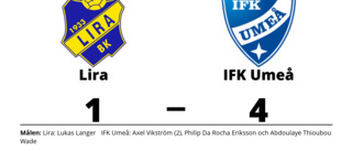 IFK Umeå bröt Lira segersvit