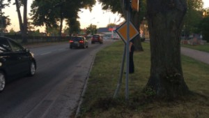 Västerviksbo krockade med vägskylt – får fängelse