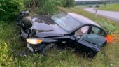BMW-förare kraschade efter vansinnesfärd – körde i 211 km/h