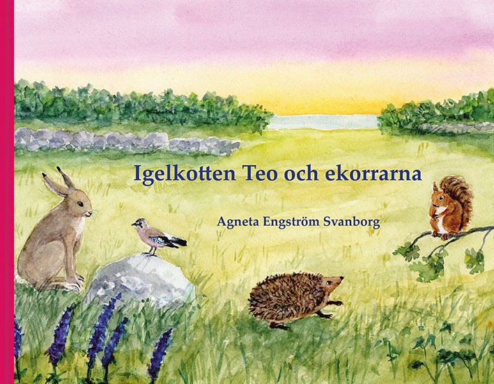 Omslag till boken om Igelkotten och ekorrarna av Agneta Engström