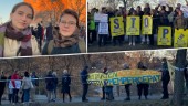 Greenpeace protesterade vid Uppsala slott: "Otroligt viktigt"