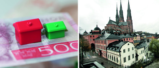 Villapriserna stiger i Uppsala
