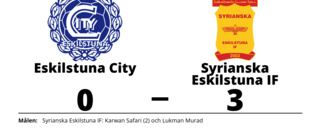 Syrianska Eskilstuna IF segrare borta mot Eskilstuna City