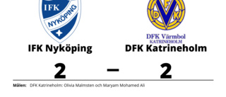 Efterlängtad poäng för DFK Katrineholm - steg åt rätt håll mot IFK Nyköping