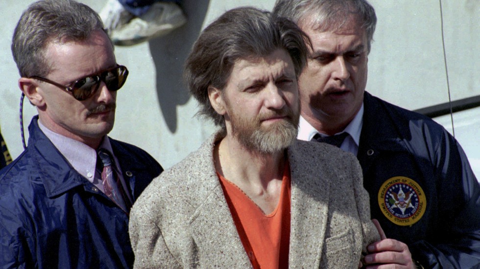 Ted Kaczynski, känd som "unabombaren", har avlidit. Han greps 1996 efter att ha bedrivit en bombkampanj i 17 år som ledde till att tre människor miste livet. Arkivbild.